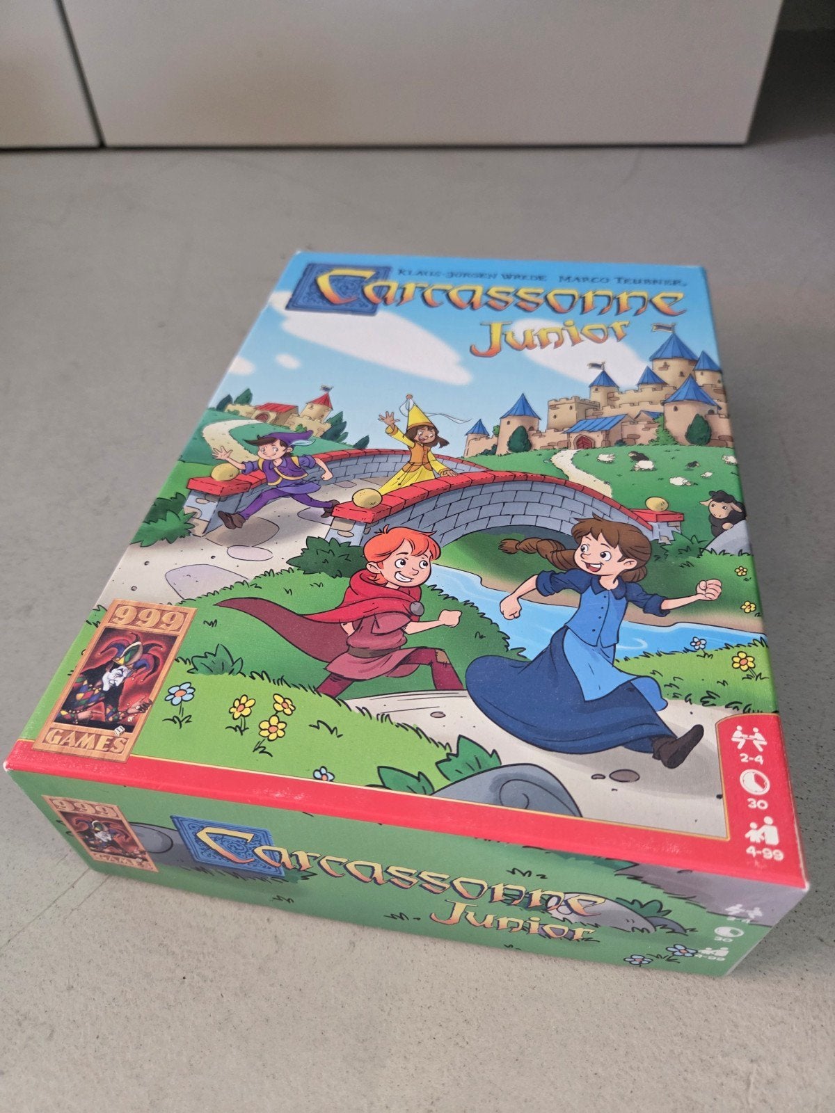 Carcassonne Junior - Compleet en Zo Goed als Nieuw, Een of twee spelers, Ophalen of Verzenden, Zo goed als nieuw, 999 Games