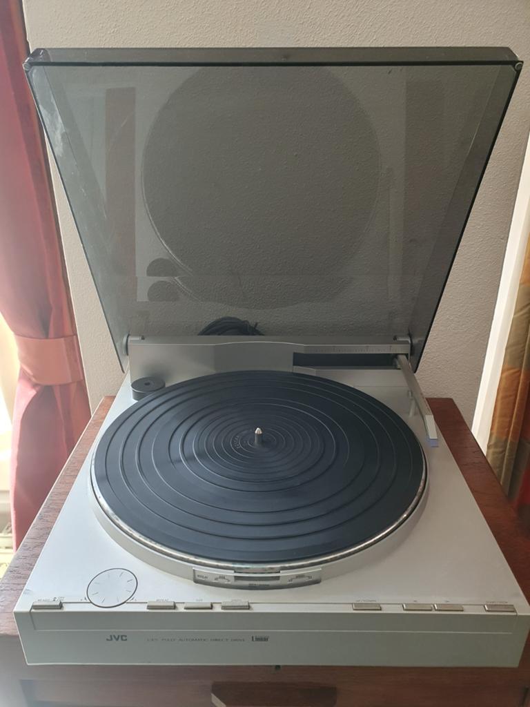 Lineaire draaitafel JVC LE-5, Overige merken, Gebruikt, Automatisch, Ophalen of Verzenden