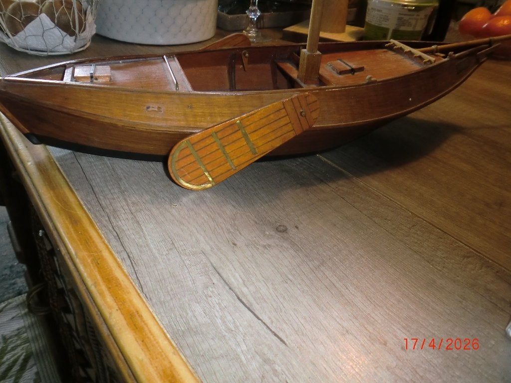 houten scheepsbouw pakket, Verzamelen, Scheepvaart, Ophalen of Verzenden, Gebruikt, Zeilboot, Schaalmodel