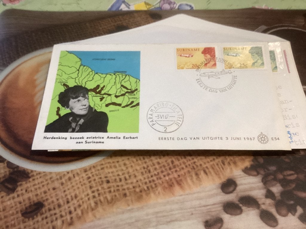 No4871 Suriname E54 Heb ook Nederland jaargangen fdc 1963 tm, Postzegels en Munten, Ophalen, Onbeschreven, Rest van de wereld