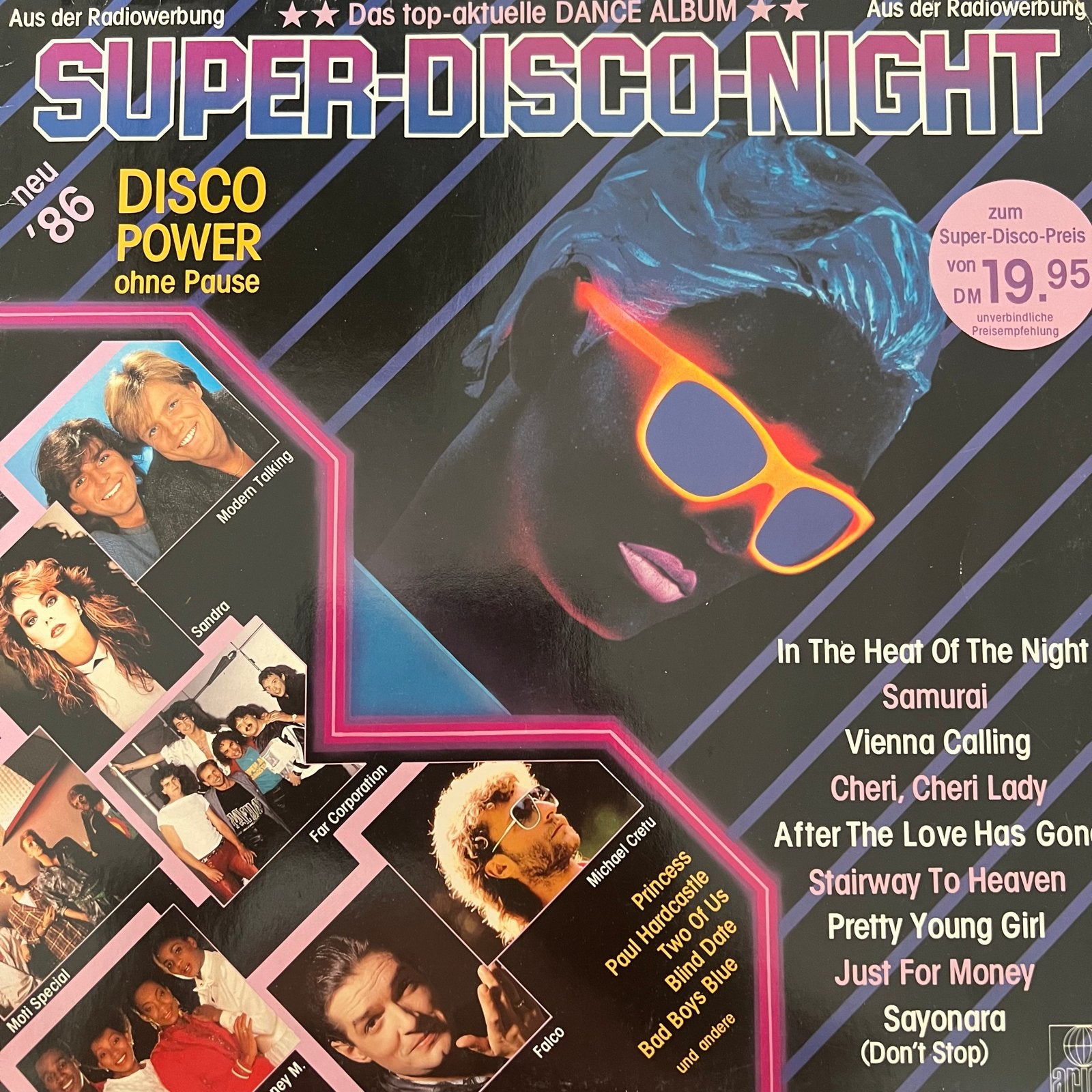 Super Disco Night '86 - Disco Power ohne Pause LP, Complilatie, Ophalen of Verzenden, Gebruikt, 12 inch