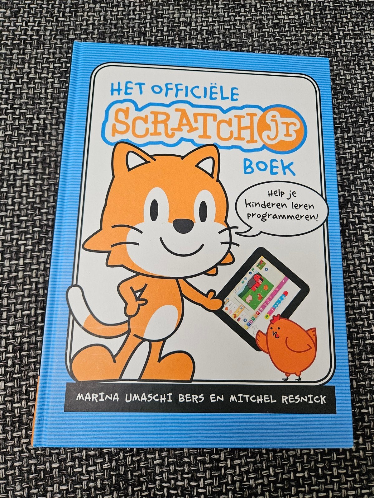 Het Officiële ScratchJr Boek - Leer Programmeren, Boeken, Ophalen of Verzenden, Zo goed als nieuw, Marina Umashi Bers en Mitchel Resnick