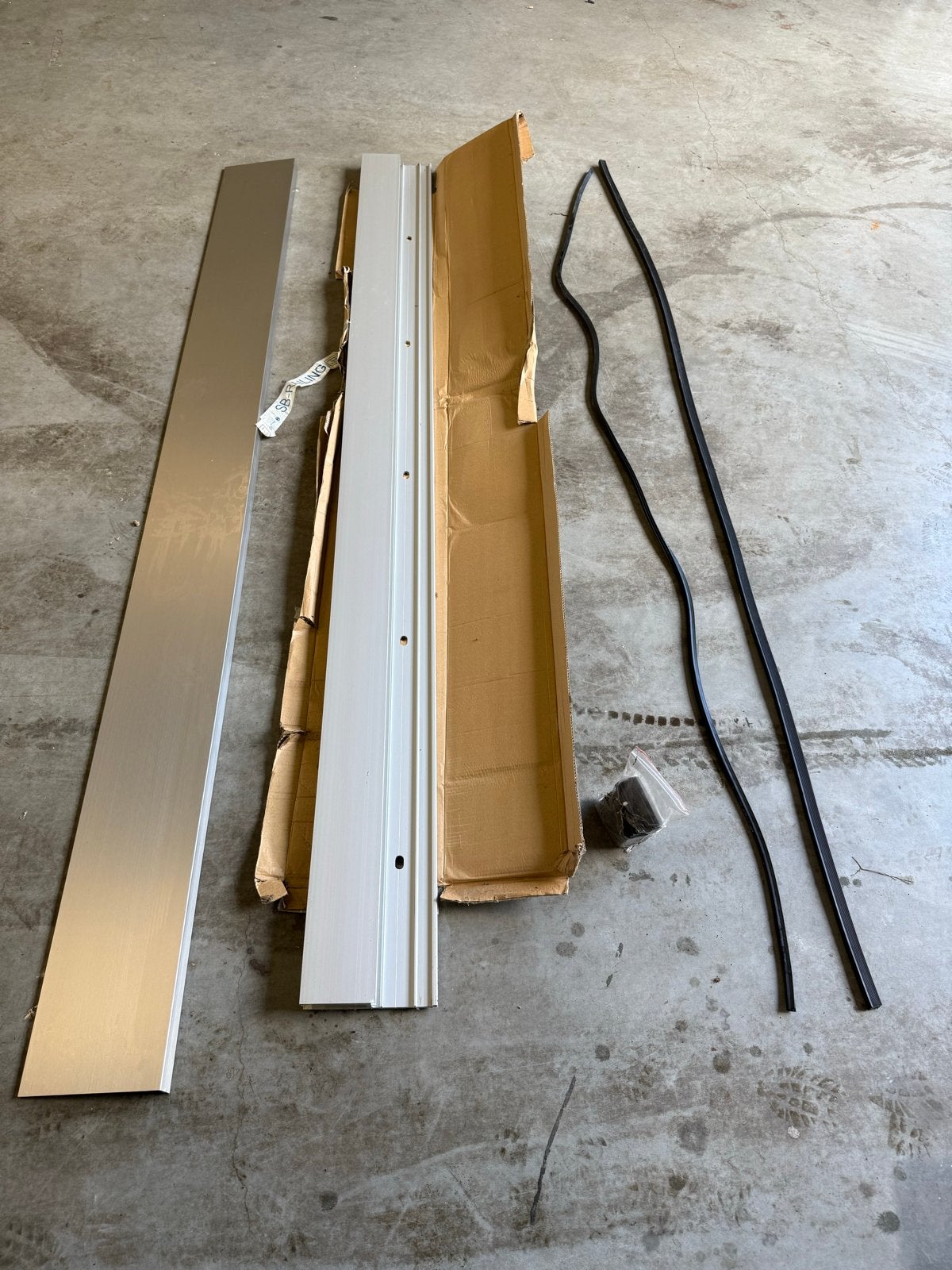 Balustradeprofiel met afdekkap rvs, Ophalen, Gebruikt, 250 mm of meer, Overige typen