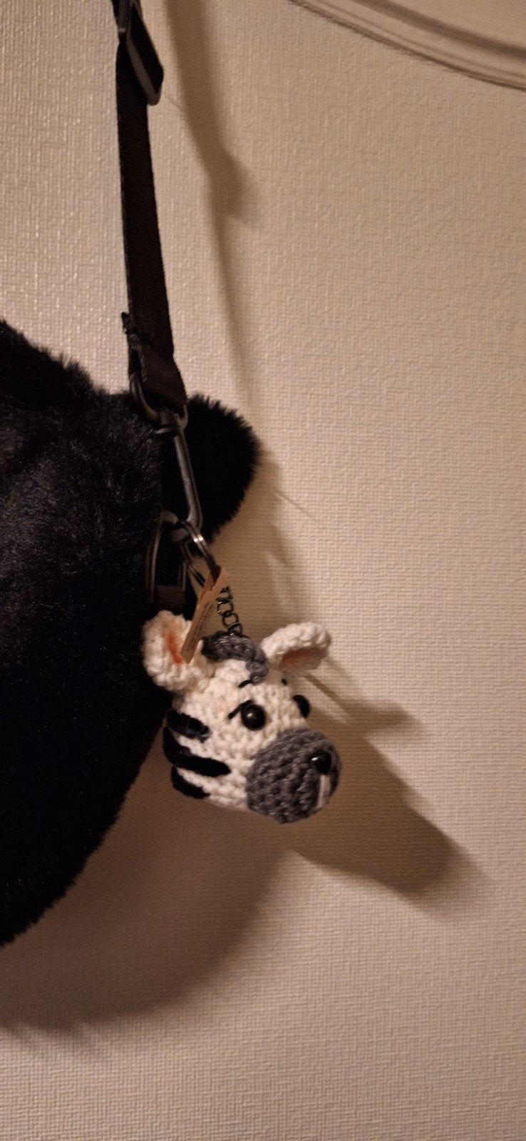 Gehaakte Zebra Sleutelhanger / Tashanger, Ophalen of Verzenden, Nieuw