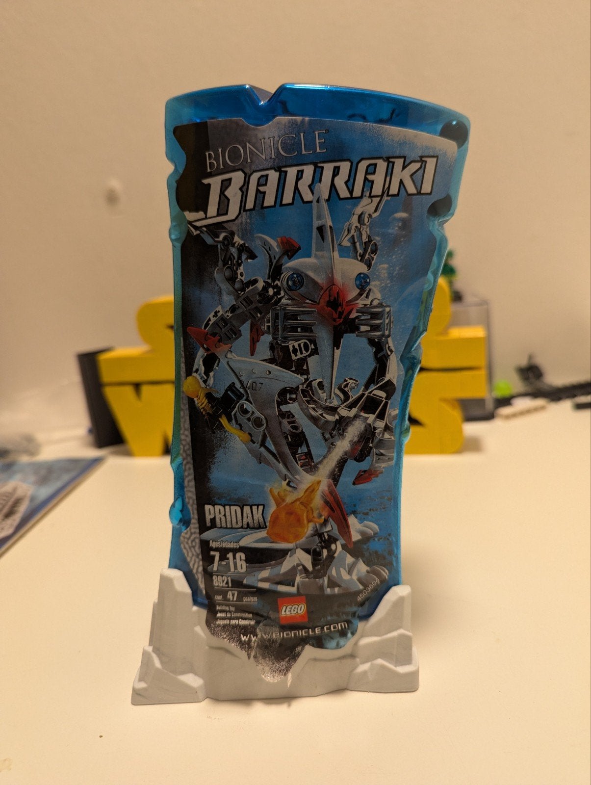 LEGO Bionicle Barraki Pridak 8921 met inktvissen, Gebruikt, Bionicle, Lego, Ophalen of Verzenden
