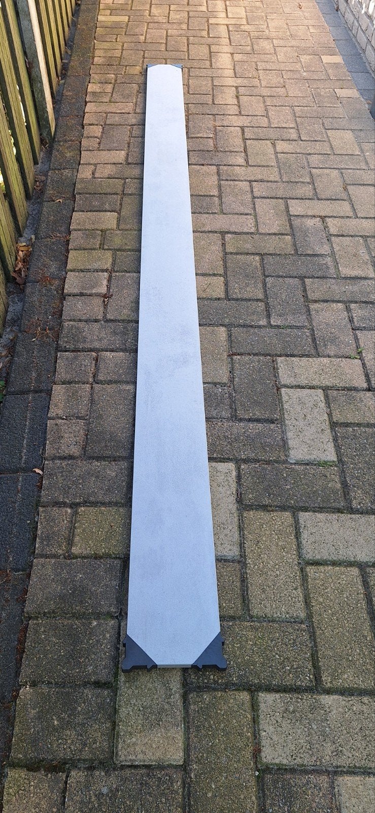Nieuwe plint betonlook 2580x150x16 mm, Ophalen, Overige materialen, Nieuw, 250 cm of meer