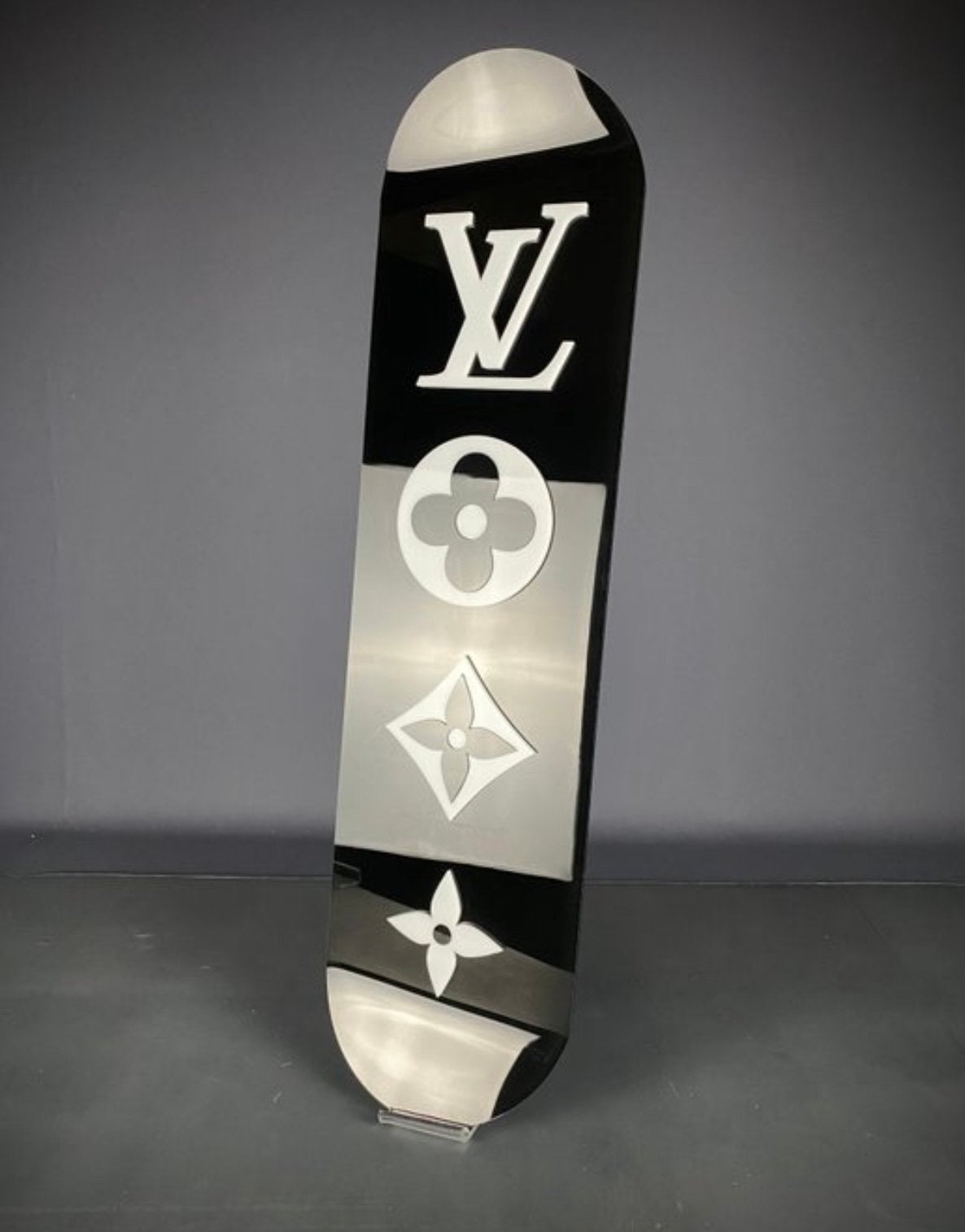 Louis vuitton 3D skateboard artwork by blackarts, Zwart, 82 cm, 23 cm, Ophalen of Verzenden