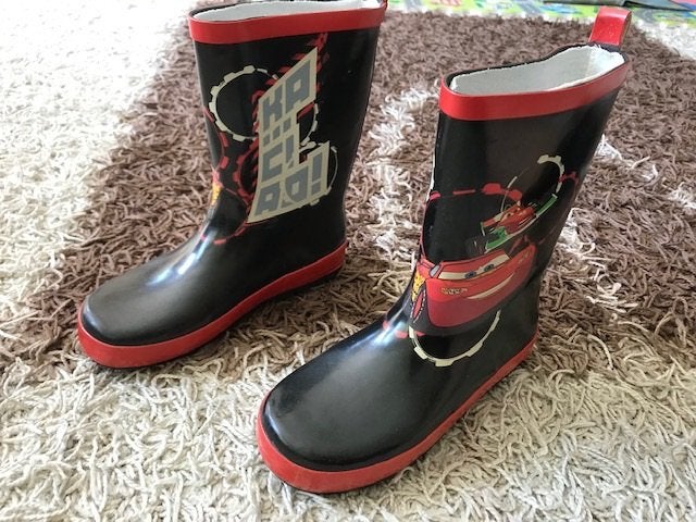 Cars mcqueen regenlaarzen maat 32. 1 Keer gedragen, Ophalen of Verzenden, Zo goed als nieuw, Jongen of Meisje, Schoenen
