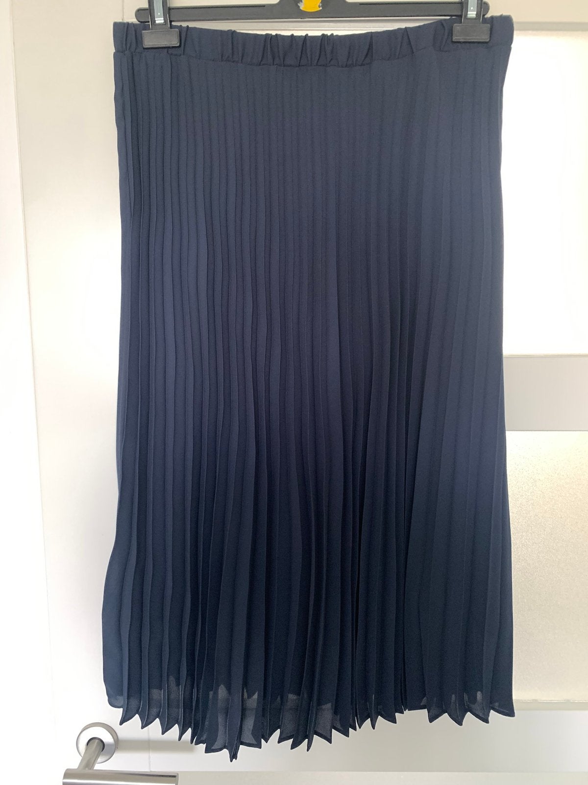 Blauwe plisse rok CandA maat 44, Blauw, Maat 42/44 (L), Ophalen of Verzenden, Zo goed als nieuw