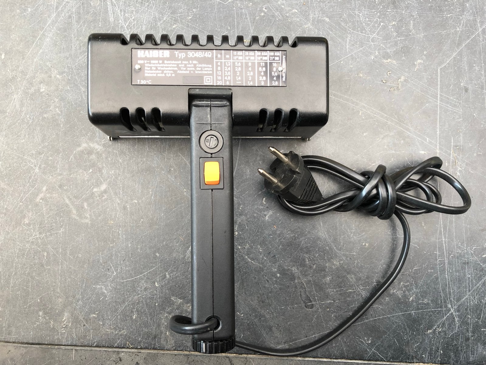Kaiser Filmlamp Typ 3048/49 - 1000W Videolamp, Ophalen, Gebruikt, Lamp of Flitsset