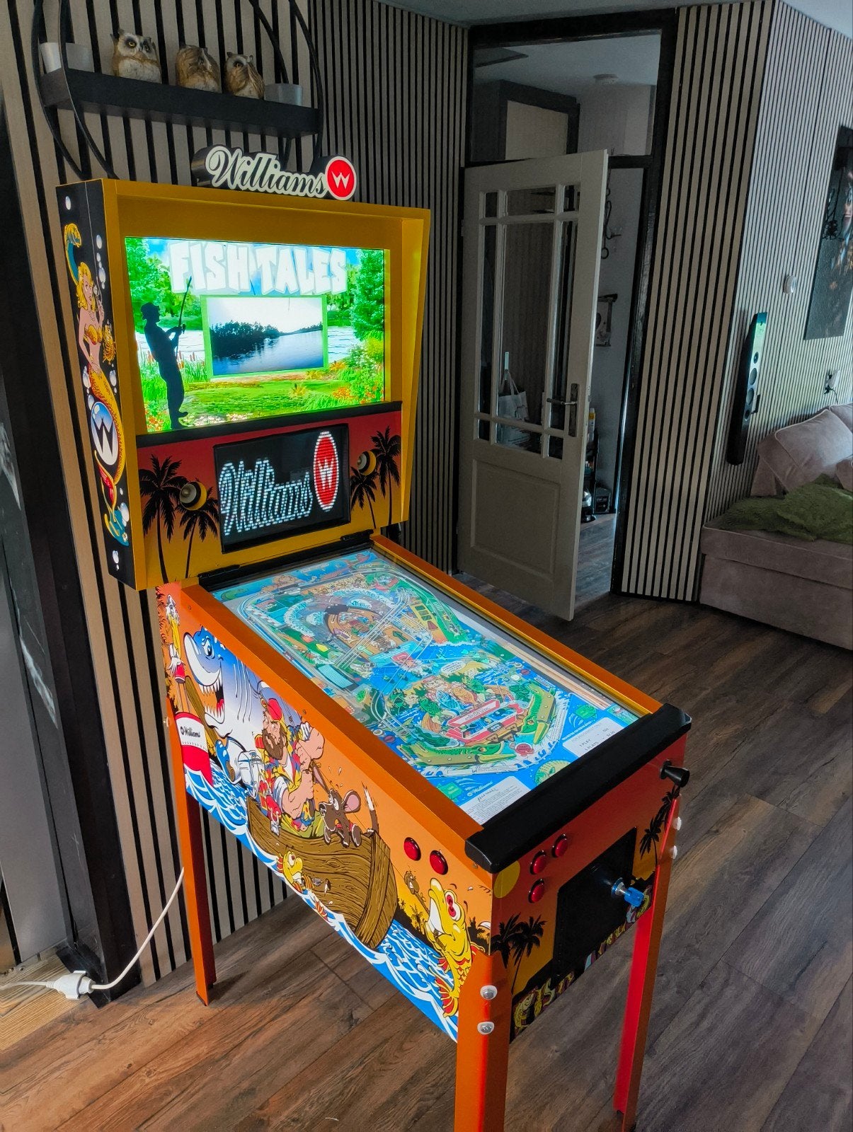 Fishtales 4k pinball, Verzamelen, Ophalen, Gebruikt, Flipperkast, Williams