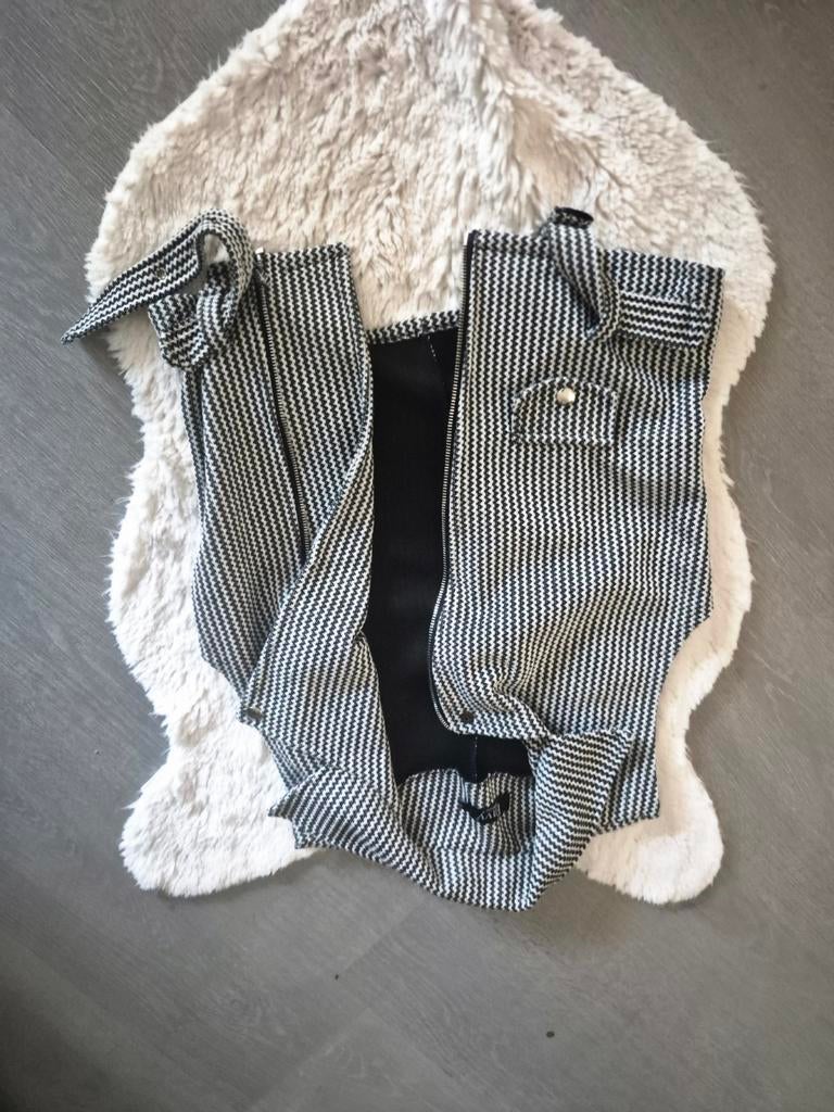 Envy Collection Zwart-wit Houndstooth Vest Maat M, Envy Collection, Ophalen of Verzenden, Zo goed als nieuw
