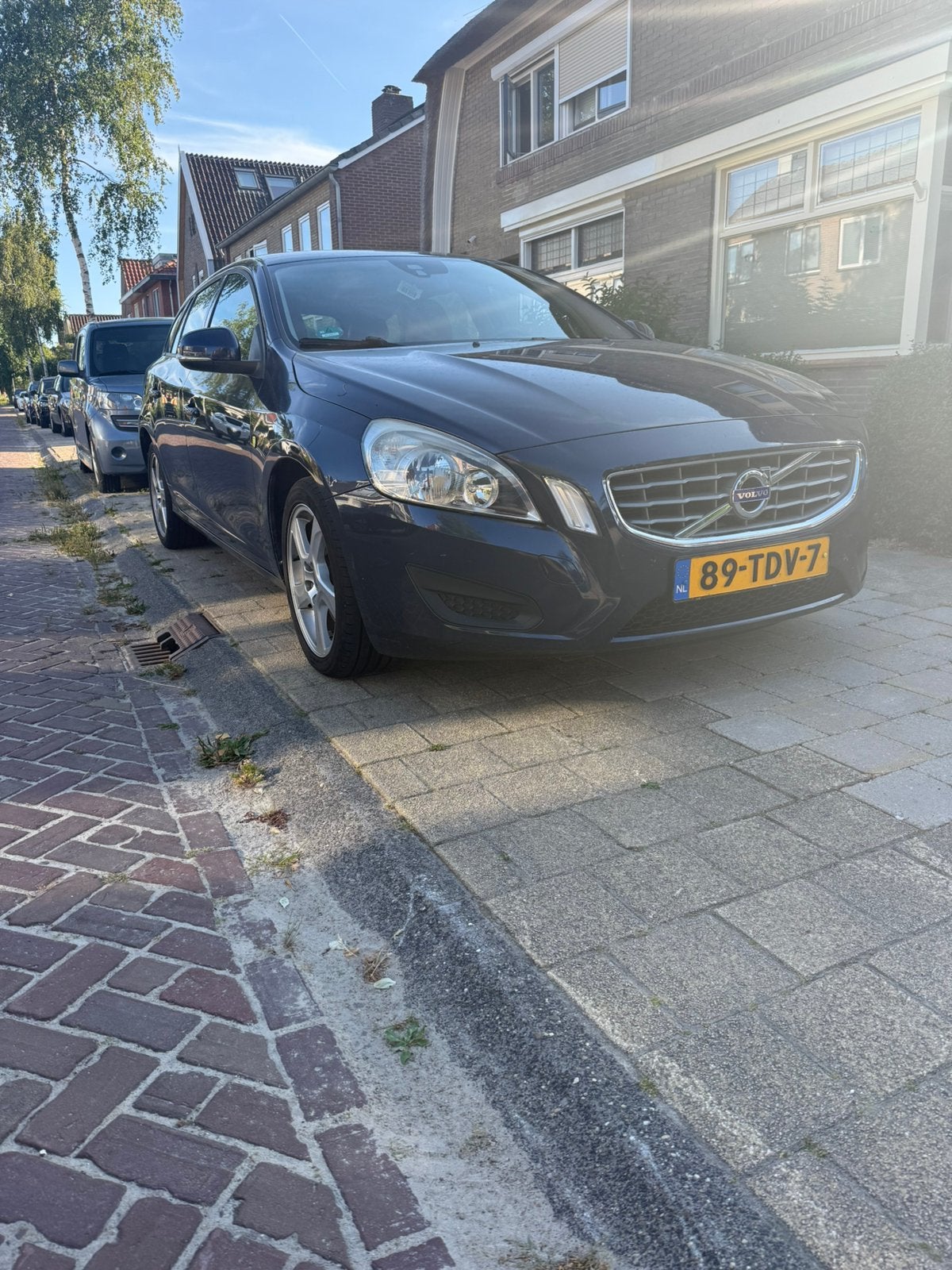 Volvo V60 T3 Start/stop 150pk 2012 Blauw, Auto's, Voorwielaandrijving, 1596 cc, 15 km/l, 4 cilinders