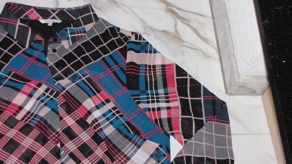 42 SANDWICH blouse, Kleding | Dames, Ophalen of Verzenden, Zo goed als nieuw, Maat 42/44 (L), Blauw