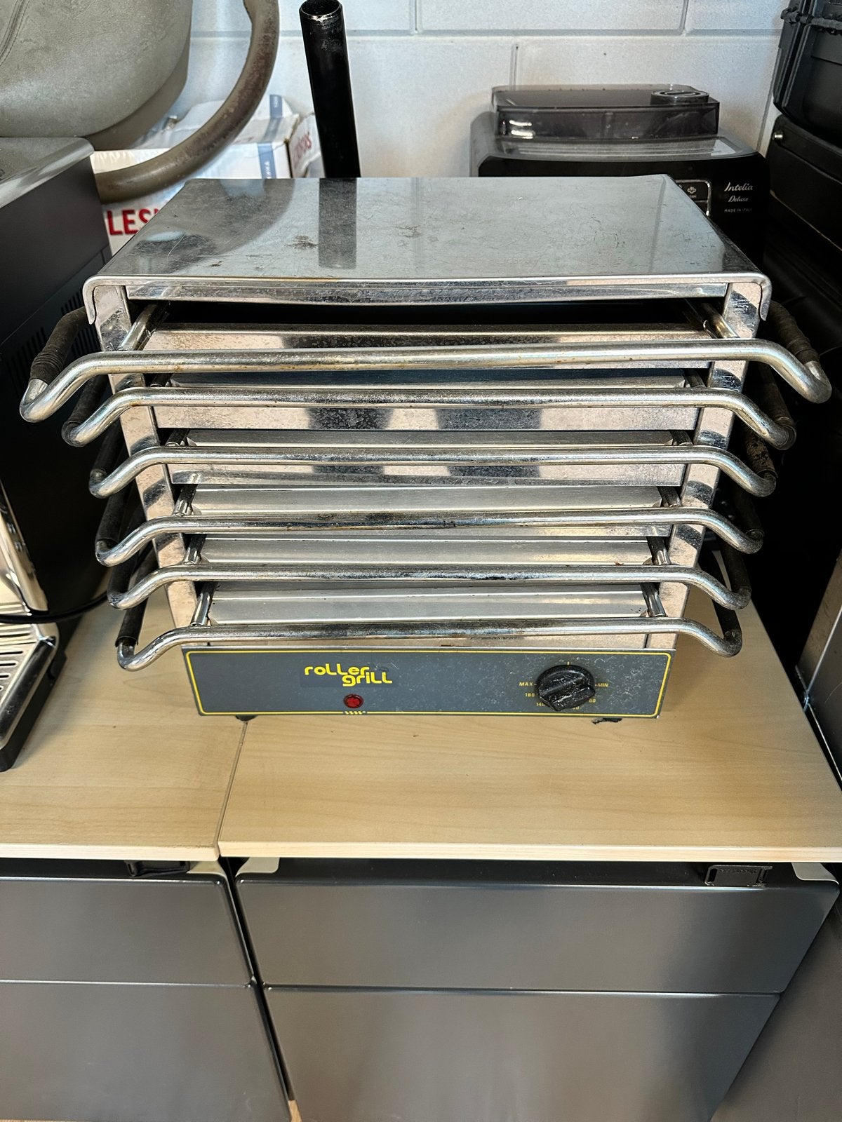 Roller Grill Rechaud / Schotelverwarmer (model DW 106) RVS, Ophalen of Verzenden, Gebruikt