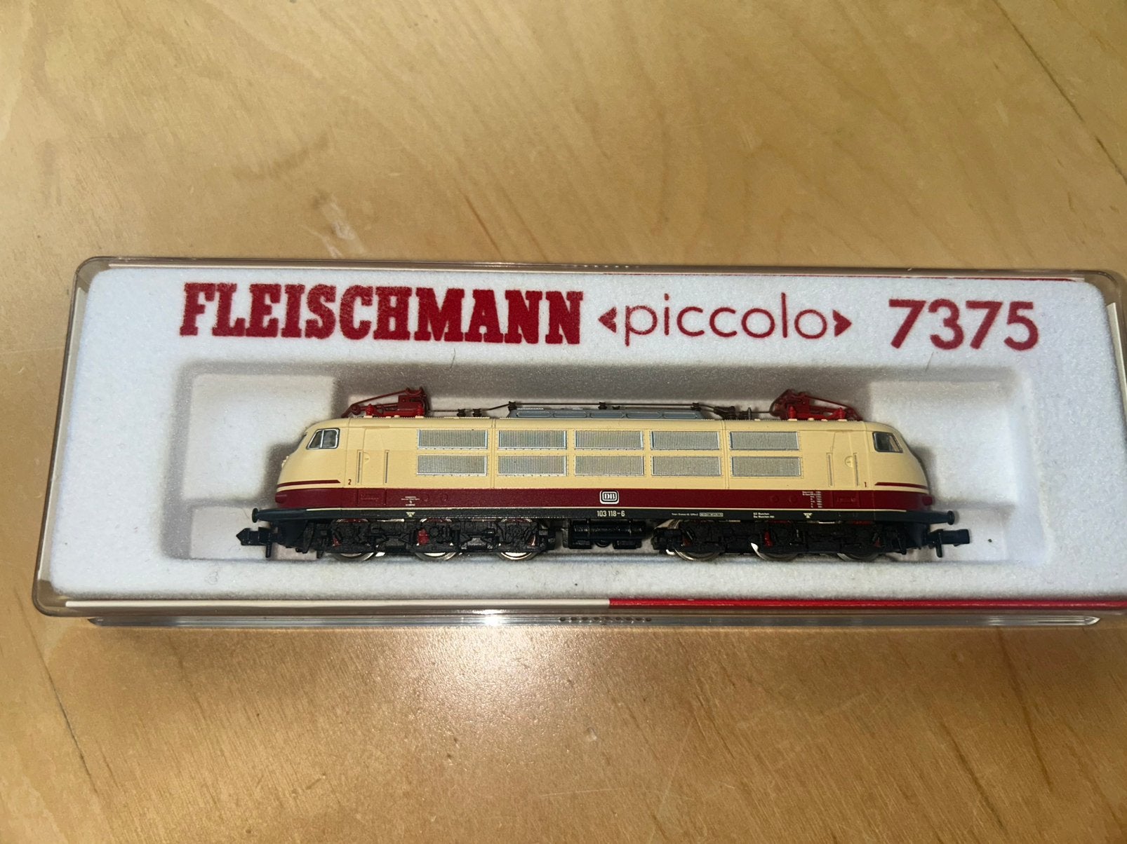 Fleischmann piccolo 7375 DB BR 103, Hobby en Vrije tijd, Modeltreinen | N-Spoor, Fleischmann, Ophalen of Verzenden, Zo goed als nieuw