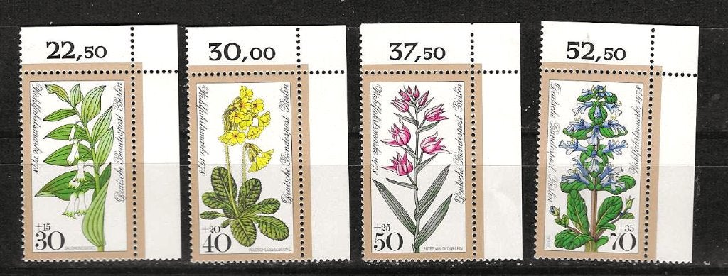 Berlin 573-576 postfris hoekzegels, Ophalen of Verzenden, BRD, Postfris
