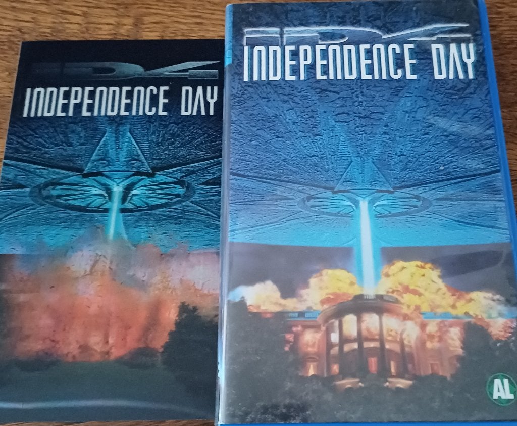 VHS Video Film Independence Day met 3D Cover ( Jola ), Cd's en Dvd's, Nederlands ondertiteld, Engels, Verzenden, Alle leeftijden