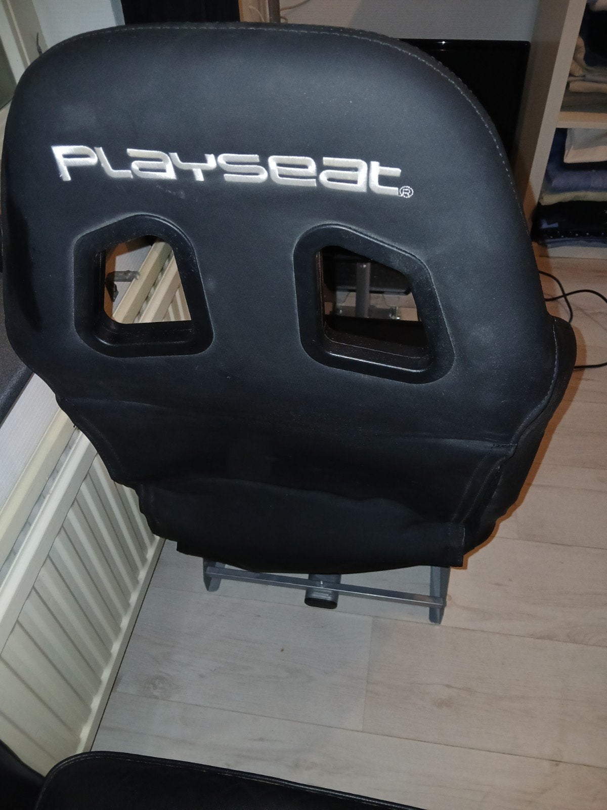 Thrustmaster racestuur set met Ferrari stuur en Playseat, Ophalen, Racestuur, Force feedback, Zo goed als nieuw