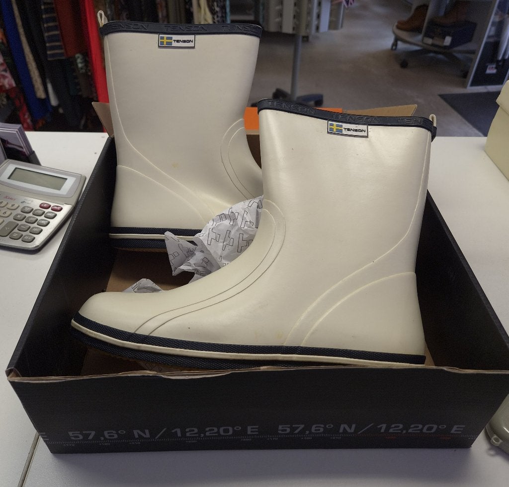 Tenson regenlaarzen heren maat 46 – wit/crème –in doos 51494, Kleding | Heren, Tenson, ., Wit, Ophalen of Verzenden