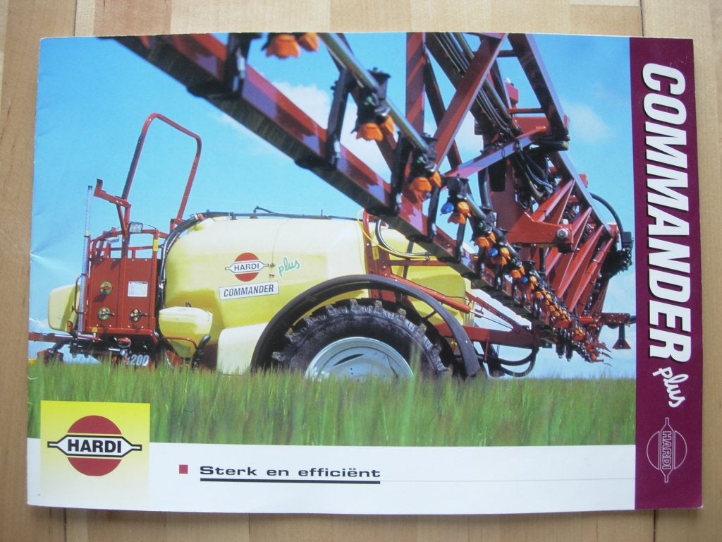 Hardi Commander Landbouwspuit Brochure 2003, Verzenden, Zo goed als nieuw, Hardi