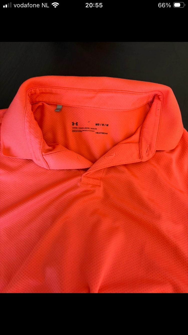 Under Armour Golfpoloshirt  - Maat M, Verzenden, Zo goed als nieuw