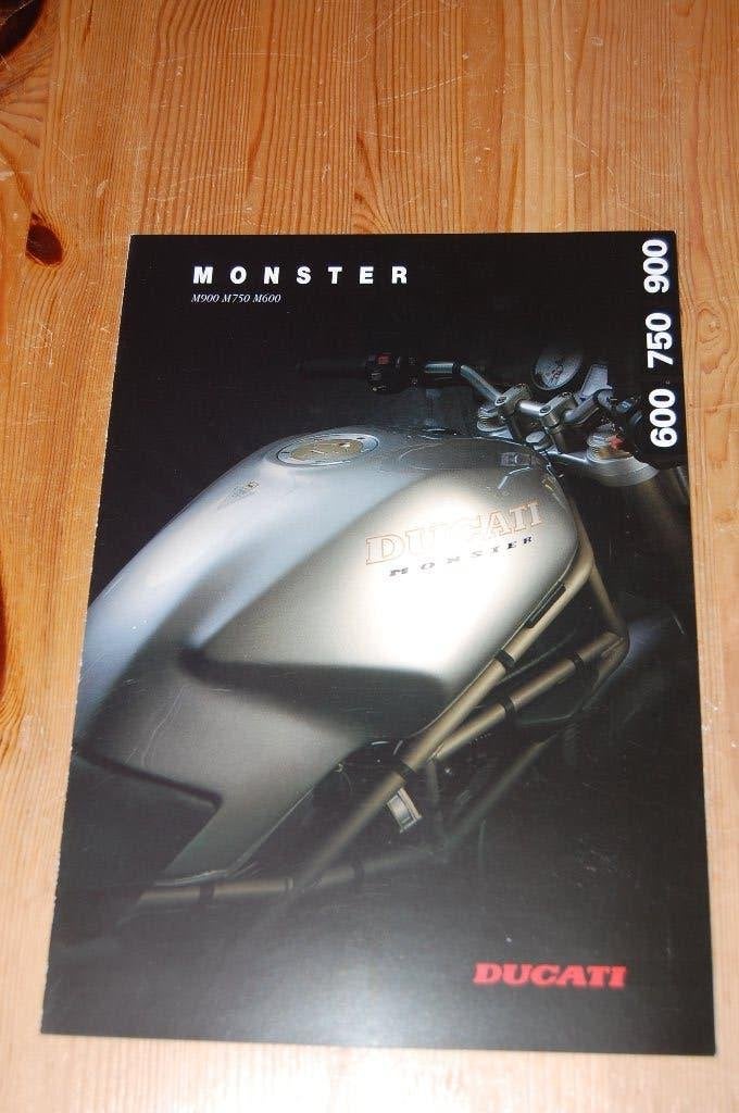 Ducati Monster 600 - 750 - 900 2 nieuwe folders in 1 pakket, Ophalen of Verzenden, Ducati