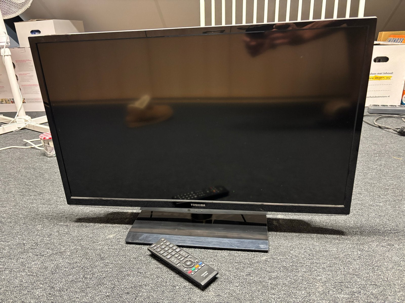 Toshiba 32HL933G LCD TV - 80 cm (32 inch) HD Ready, Ophalen, 50 Hz, 80 tot 100 cm, Gebruikt