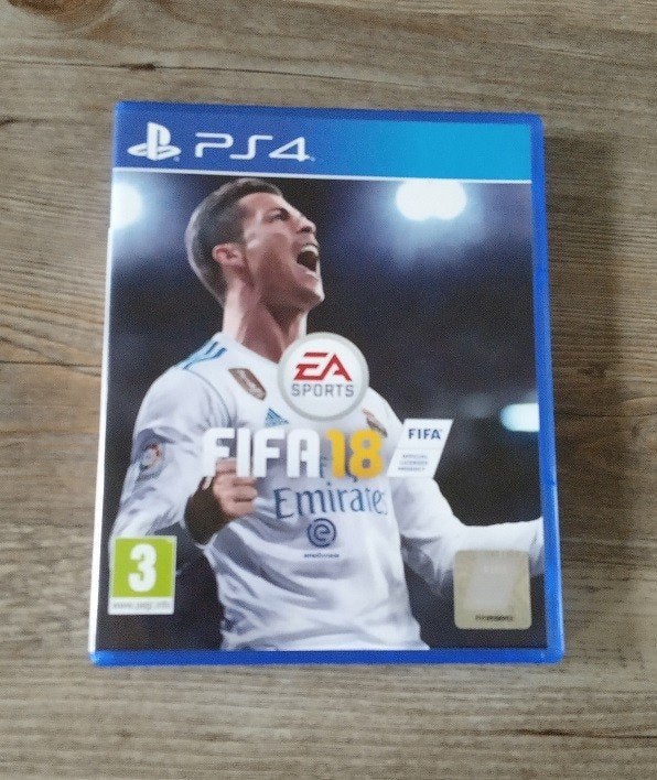 ps4 fifa 18 game 2018 ps 4 spel fifa18 voetbal ronaldo play, Gebruikt, 1 speler, Ophalen of Verzenden, Vanaf 3 jaar