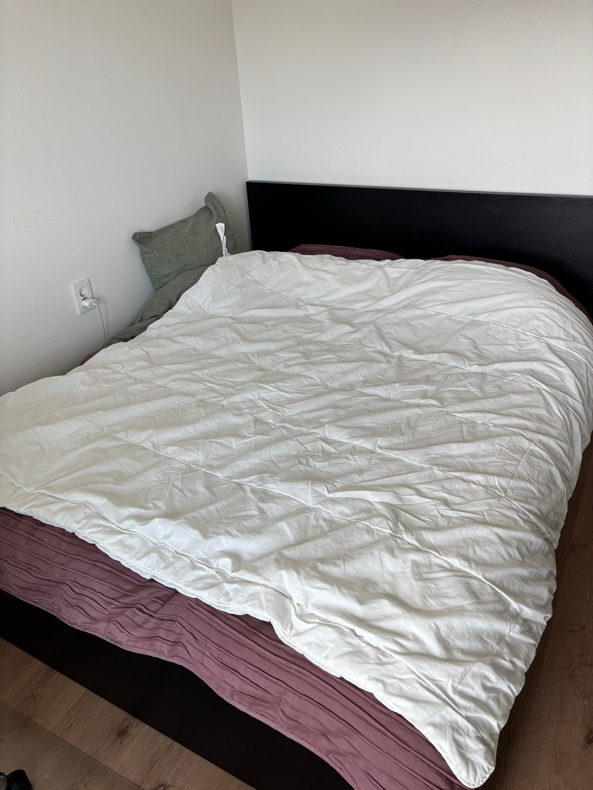 IKEA SMÅSPORRE dekbed 200x200 - Zo goed als nieuw, Wit, Tweepersoons, Ophalen of Verzenden, IKEA