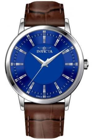 Invicta - 50459, Overige merken, Leer, Staal, Polshorloge