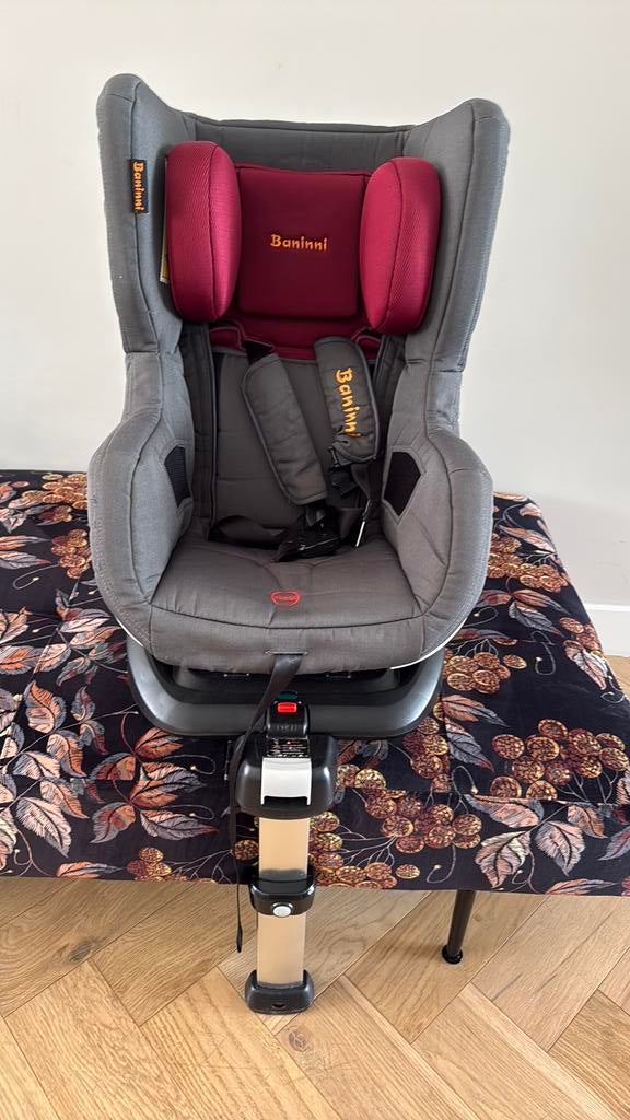 Isofix Baninni baby/kinder autostoeltje, Verstelbare rugleuning, Zo goed als nieuw, Isofix, 0 t/m 13 kg