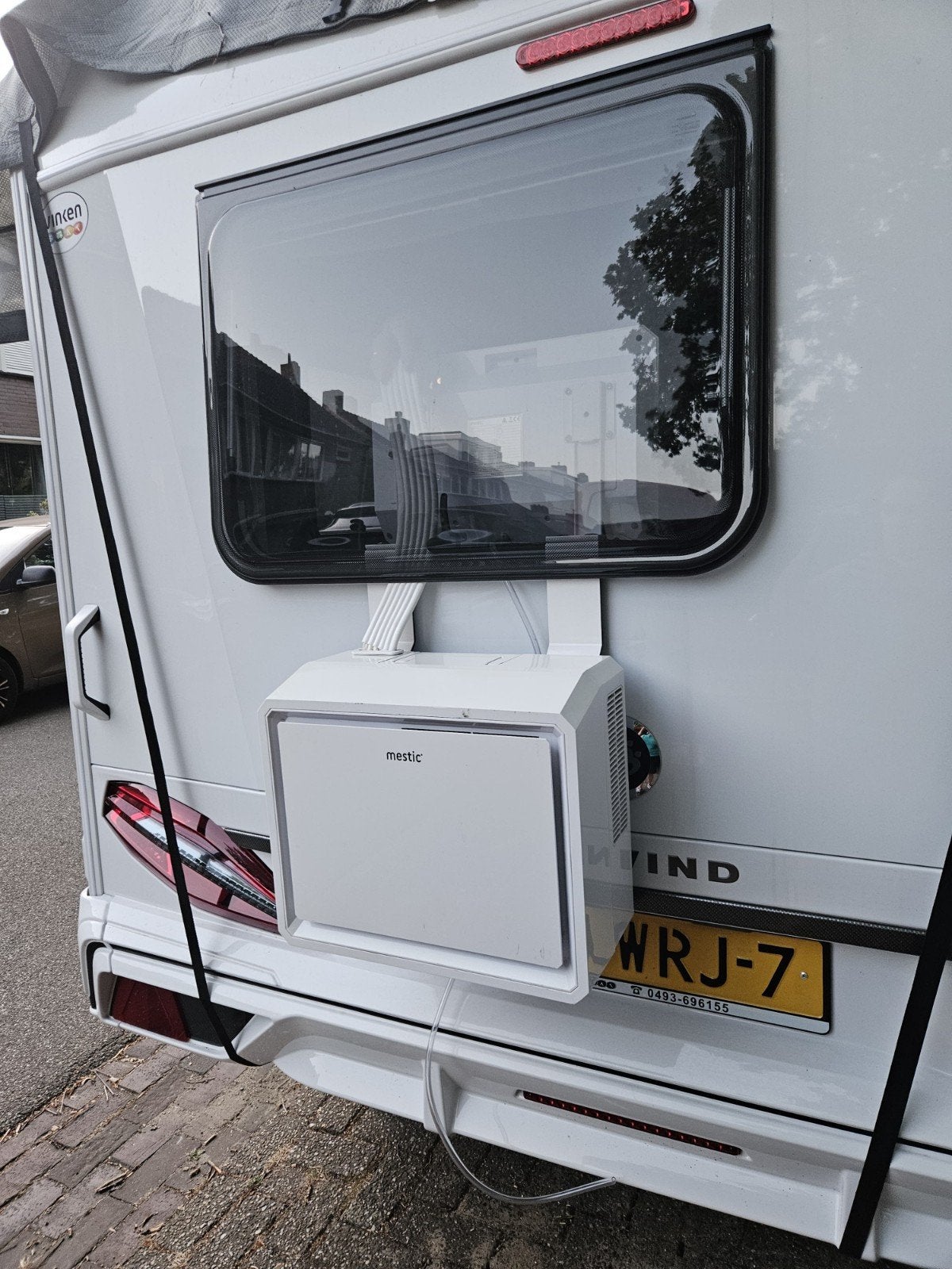 Mestic Splitairco SPA-3000 voor caravan of camper, Ophalen, Zo goed als nieuw, Koelen en Ontvochtigen, 3 snelheden of meer