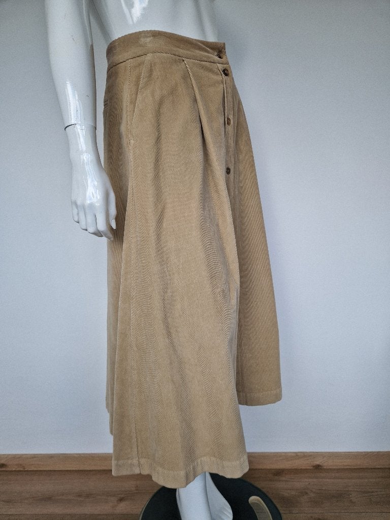 Rosso35 A-lijn rok. Maat 40, Corduroy/ Camel., Kleding | Dames, Maat 38/40 (M), Rosso35, Nijmegen, Beige