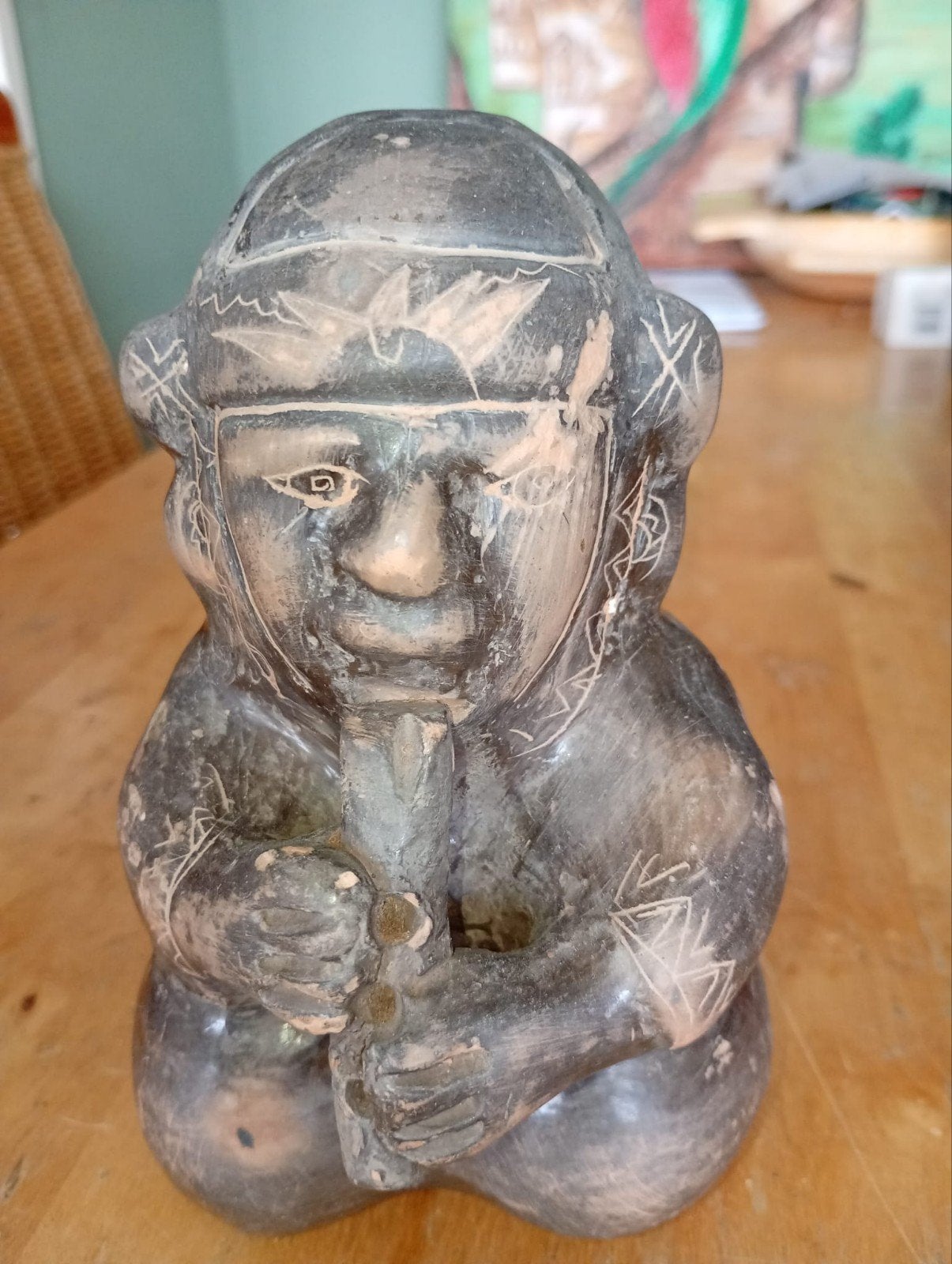 vintage beeld midden , Zuid Amerika, Ophalen of Verzenden