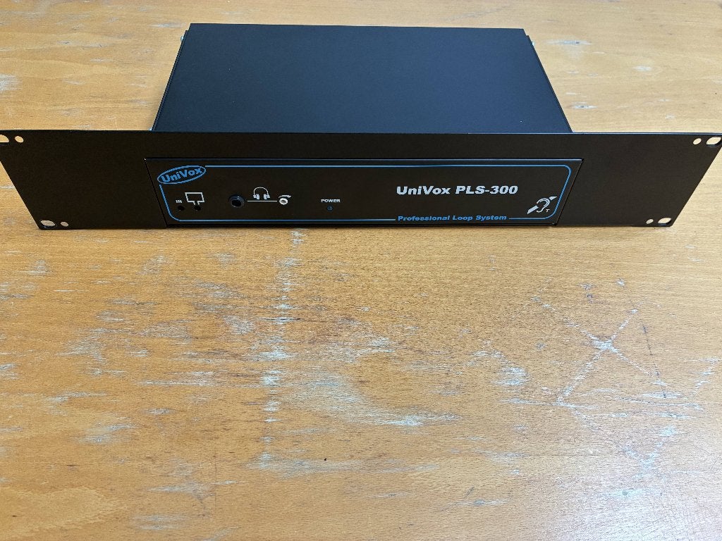 Univox PLS-300 ringleidingversterker, Ophalen of Verzenden, Zo goed als nieuw, Audio