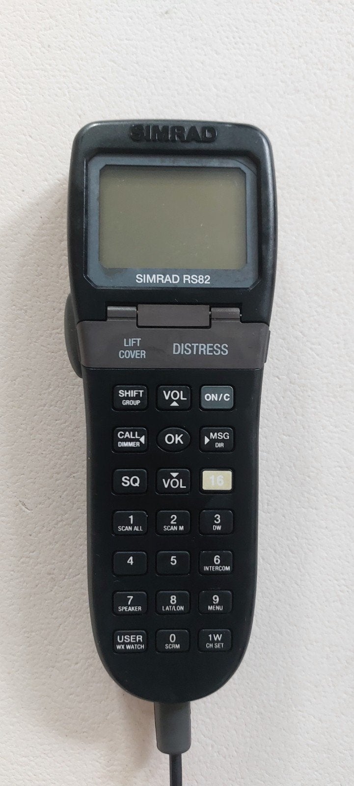 Simrad RS82 marifoon handset., Ophalen of Verzenden, Zo goed als nieuw, Radio
