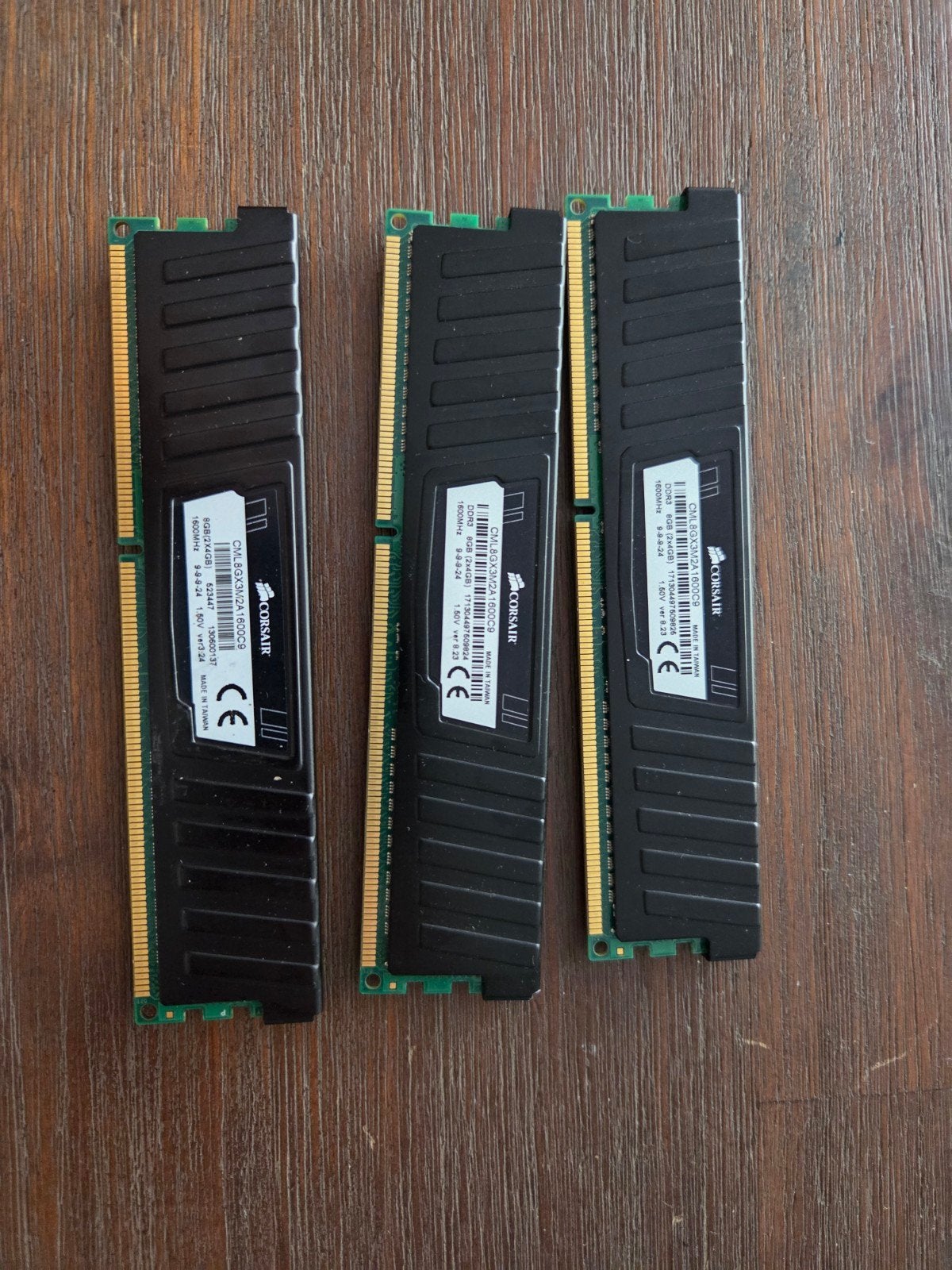 Corsair Vengeance LP DDR3 RAM - 12 GB (3x4GB) 1600MHz, Gebruikt, 8 GB, DDR3, Ophalen of Verzenden