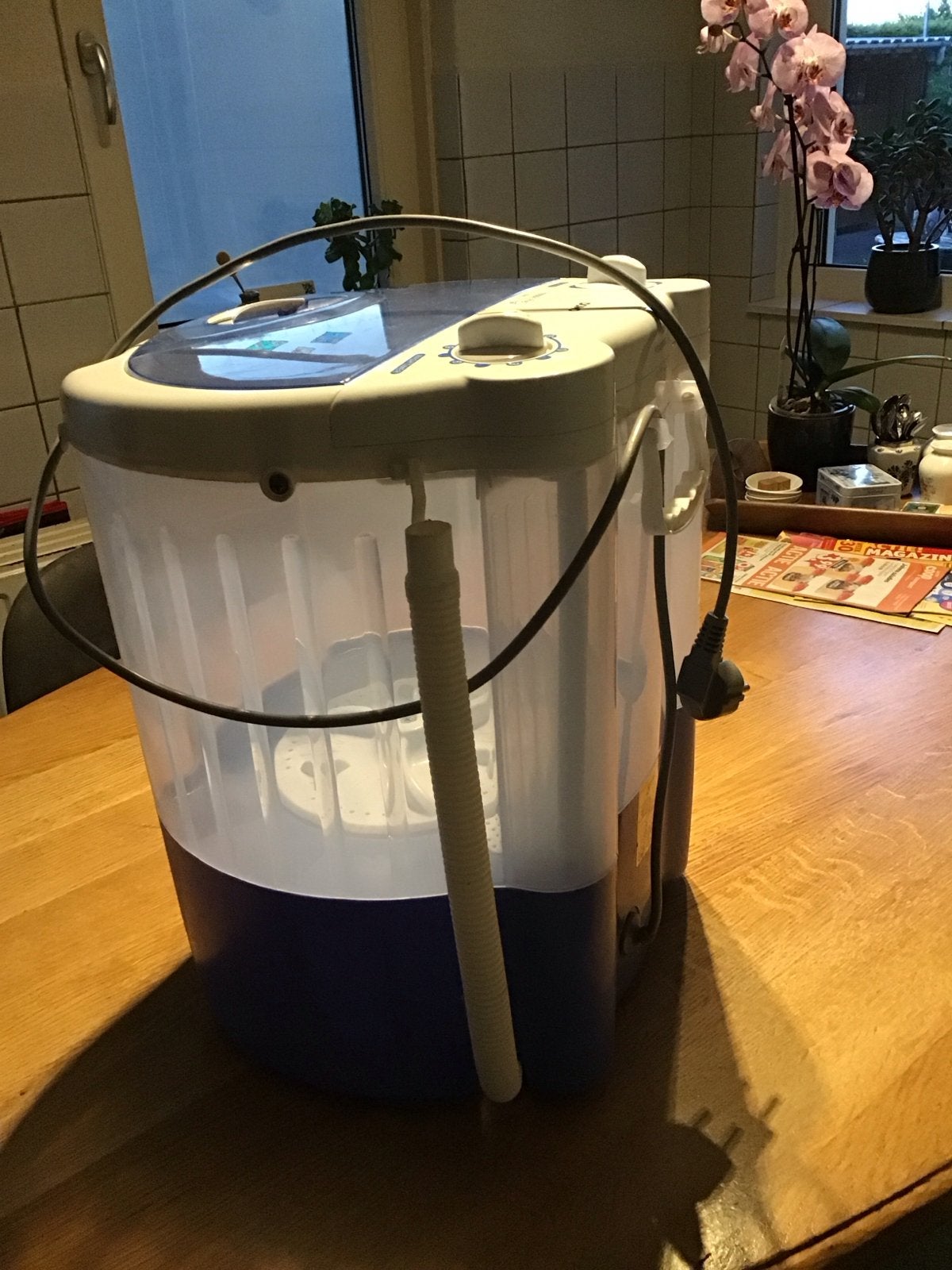 Domo miniwasmachine - Ideaal voor camping en kleine was, Caravans en Kamperen, Kampeeraccessoires, Ophalen of Verzenden, Gebruikt