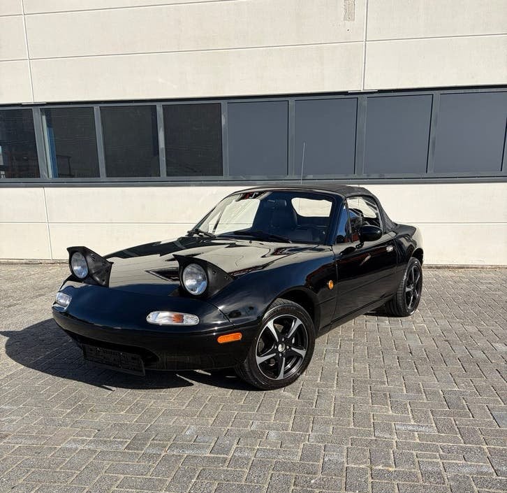Mazda MX5 | 1.6 | 1997 | Zwart, Auto's, Zwart, 4 cilinders, Cabriolet, Zwart