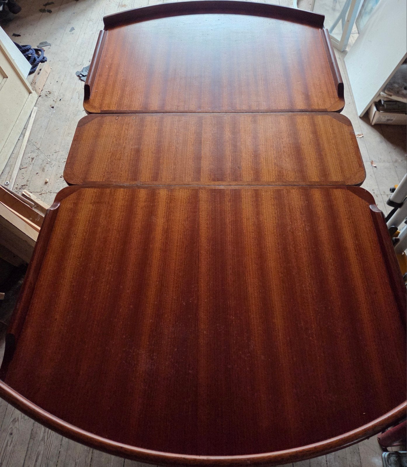 nieuwe mahoniehouten boot tafel, Ophalen, Nieuw