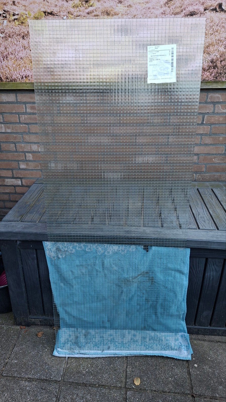 Draadglas brute, Ophalen, Minder dan 80 cm, 120 tot 160 cm, Nieuw