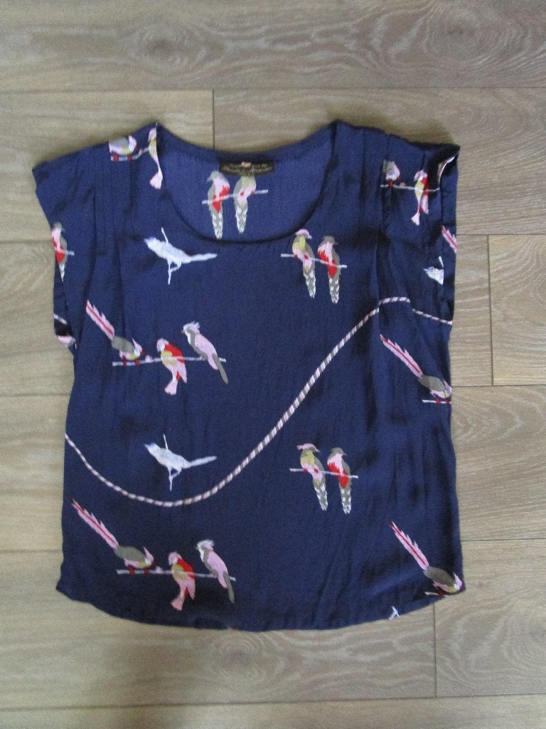 Vlot shirt merk Paula & Neopitz maat M, Maat 38/40 (M), Paula & Neopitz, Zo goed als nieuw, Korte mouw
