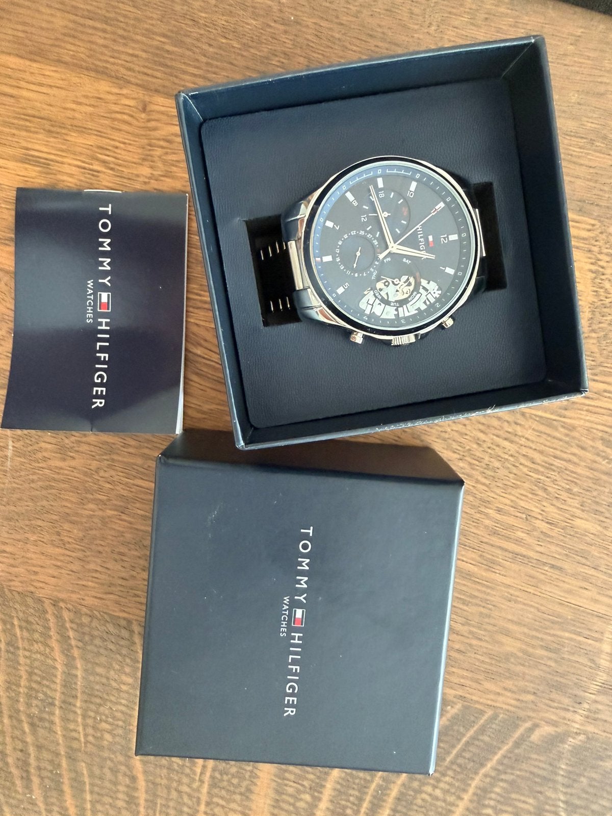 Tommy hilfiger horloge, Ophalen, Zo goed als nieuw, Staal, Overige merken