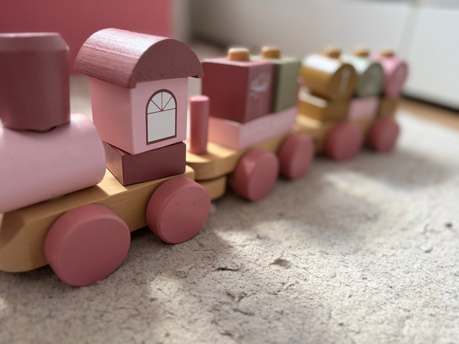 SET: Little Dutch trein en knikkerbaan - Zo goed als nieuw, Ophalen, Zo goed als nieuw, Overige typen