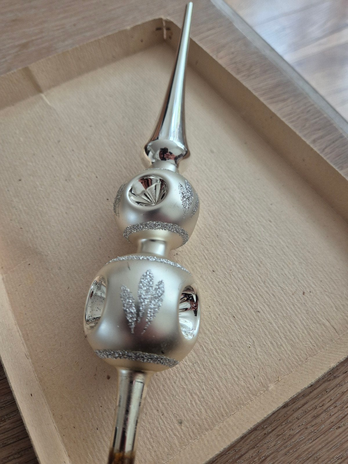 Mooie vintage antieke piek met 6 reflectoren, Diversen, Ophalen of Verzenden, Gebruikt