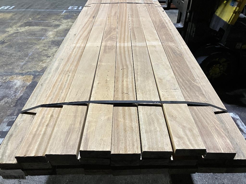 balken-palen-regels-onderligger-Hardhout-Piquia–40x118mm, Ophalen, Nieuw, Hardhout, 250 cm of meer