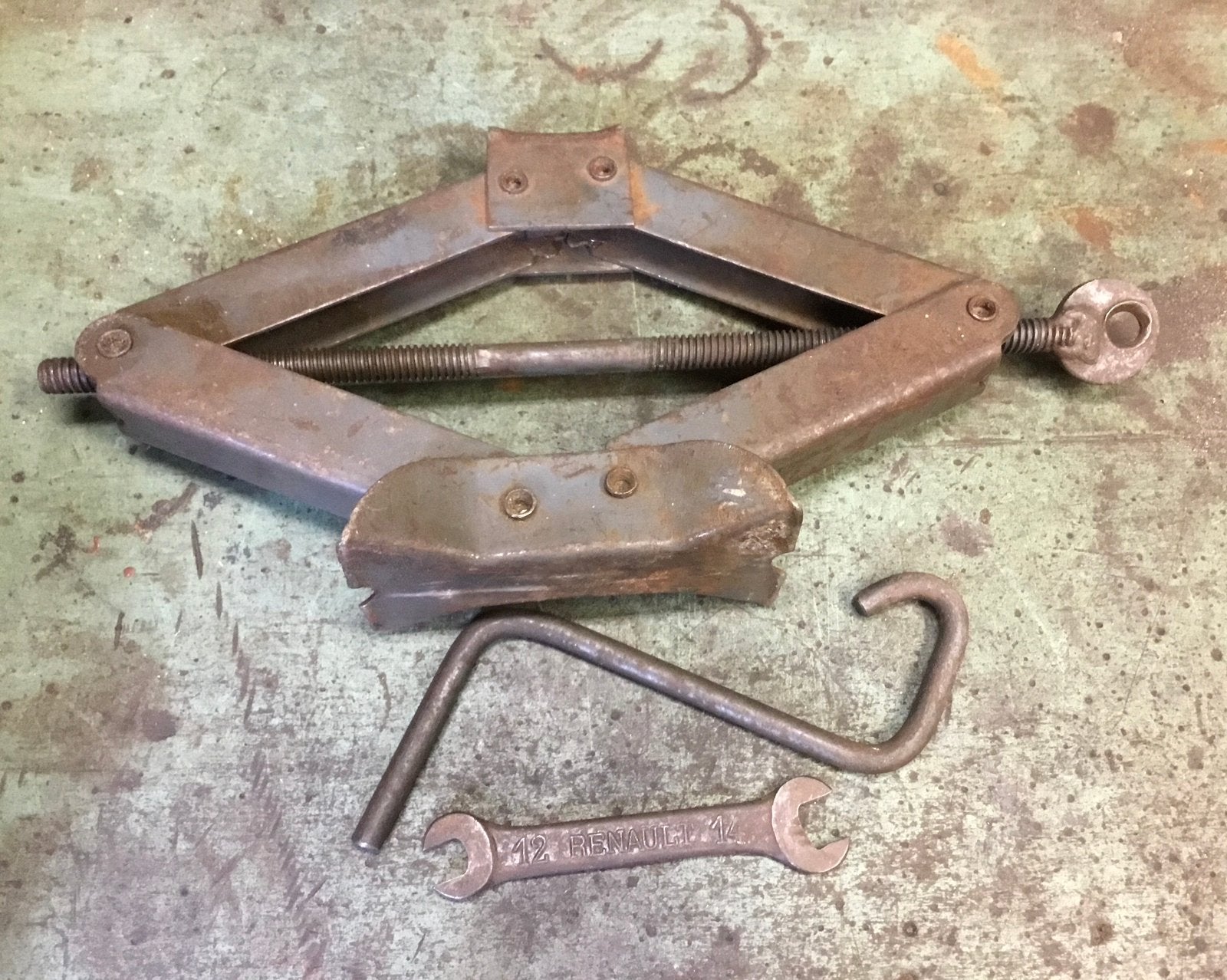 Vintage Renault auto boordgereedschap, Antiek en Kunst, Ophalen of Verzenden