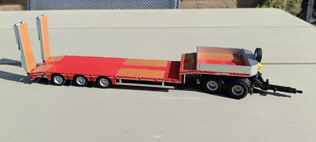 LANGE DIEPLADER HANGER 5AS MET OPRIJPLATEN, Ophalen of Verzenden, Nieuw, Bus of Vrachtwagen, Wsi