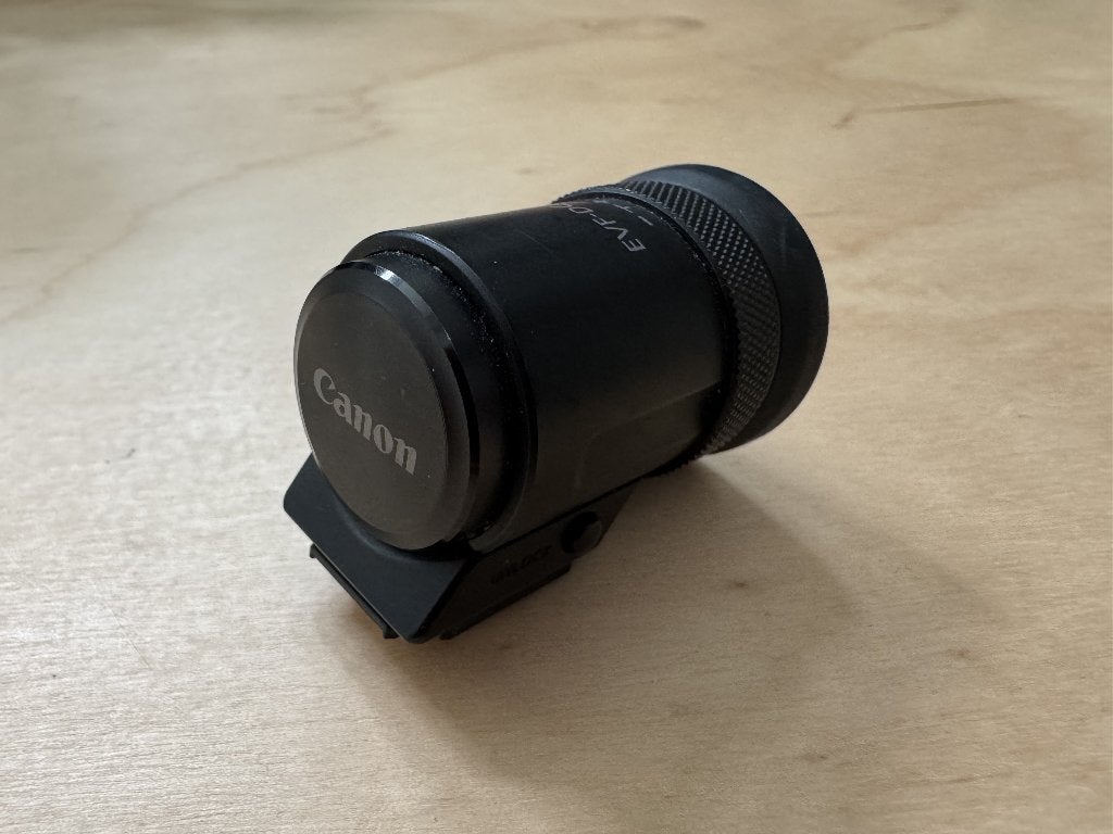 Canon viewfinder EVF-DC2 zoeker, Ophalen of Verzenden, Zo goed als nieuw, Canon, Geen optische zoom